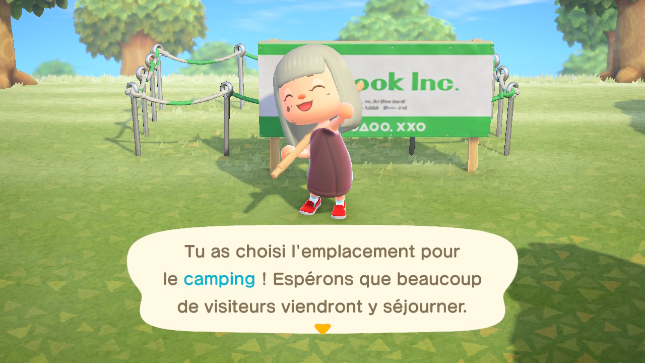 Animal Crossing New Horizons Camping, comment le débloquer